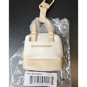 Beis Micro Weekender Bag Charm Keychain
